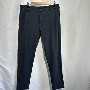 Lululemon Commission Pants Mens Dark Gray 34X32 Golf Performance Stretch LM5AEXS